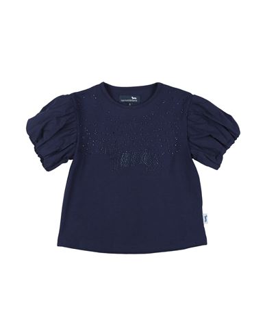 Harmont & Blaine Babies'  Toddler Girl T-shirt Navy Size 6 Organic Cotton, Elastane