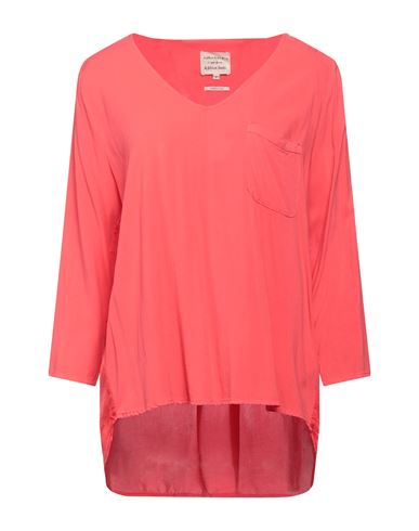 Alessia Santi Woman Top Coral Size 6 Viscose, Cupro In Multi