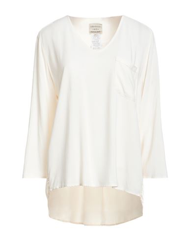 Alessia Santi Woman Top Ivory Size 8 Viscose, Cupro In White