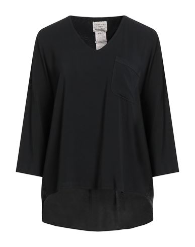 Alessia Santi Woman Top Black Size 2 Viscose, Cupro In Black