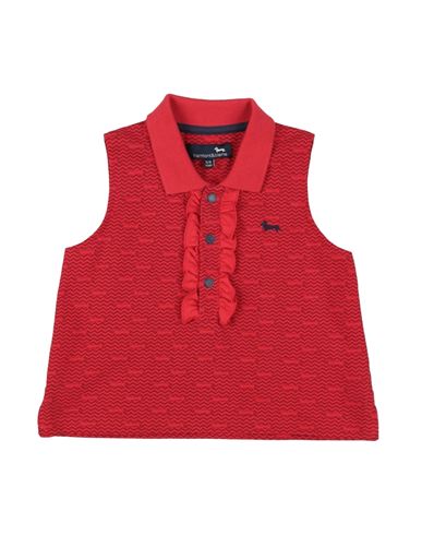 Harmont & Blaine Babies'  Toddler Girl Polo Shirt Red Size 5 Organic Cotton