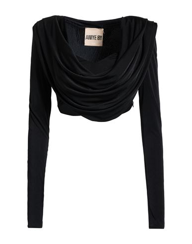 Aniye By Woman Top Black Size 4 Polyester, Elastane In Black