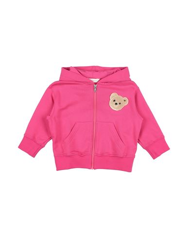 PALM ANGELS PALM ANGELS TODDLER GIRL SWEATSHIRT FUCHSIA SIZE 4 COTTON, ELASTANE 