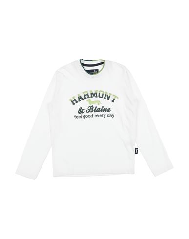 Harmont & Blaine Babies'  Toddler Boy T-shirt White Size 6 Organic Cotton