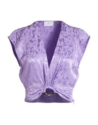 Nenette Woman Top Lilac Size 2 Viscose In Purple