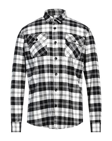 Grey Daniele Alessandrini Man Shirt Black Size 15 ¾ Cotton In Black