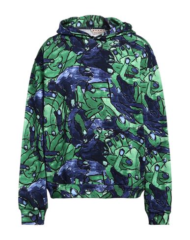 Marni Man Sweatshirt Green Size 44 Cotton In Green