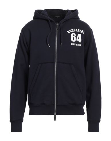 DSQUARED2 DSQUARED2 MAN SWEATSHIRT NAVY SIZE M COTTON 