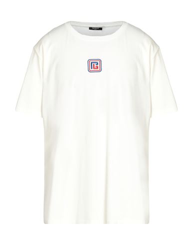 Balmain Pb Crew Neck T-shirt In White