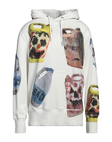 Givenchy Man Sweatshirt Off White Size M Cotton In Off White
