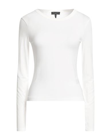 Shop Rag & Bone Woman T-shirt White Size L Modal, Elastane