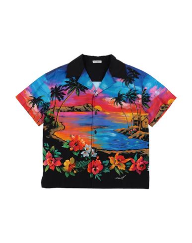 Dolce & Gabbana Toddler Boy Shirt Black Size 3 Cotton In Black