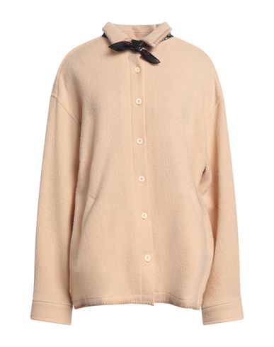 DESTIN DESTIN WOMAN SHIRT SAND SIZE M WOOL, CASHMERE, POLYAMIDE 