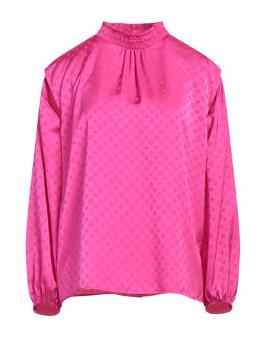 Maje Woman Top Fuchsia Size 3 Polyester In Pink