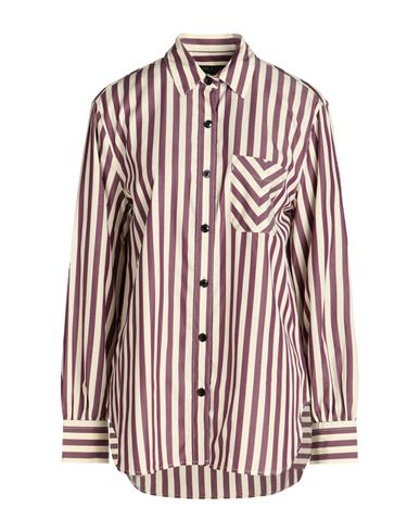 Rag & Bone Maxine Stripe Cotton Shirt In Purple