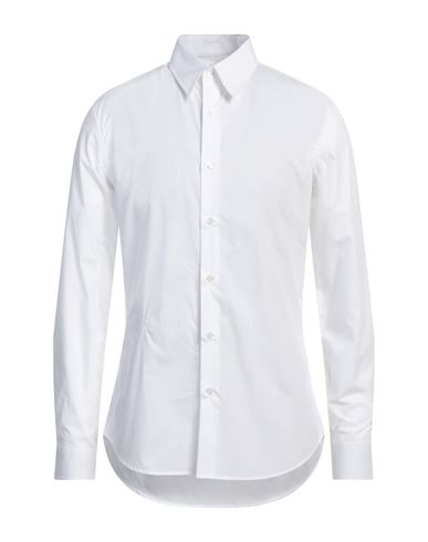 Roberto Cavalli Man Shirt White Size 46 Cotton In White