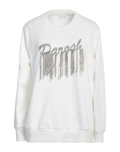 P.A.R.O.S.H P. A.R. O.S. H. WOMAN SWEATSHIRT WHITE SIZE XS COTTON 