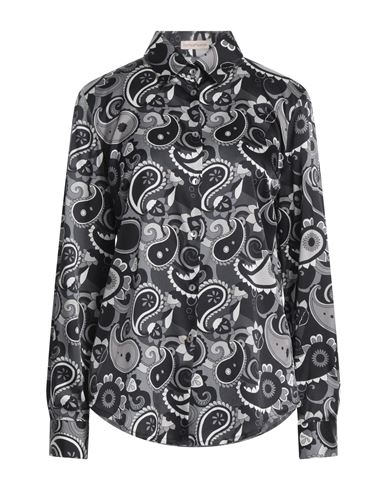 Camicettasnob Woman Shirt Lead Size 10 Viscose, Silk, Elastane In Grey