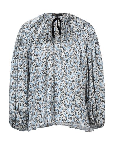 Maje Woman Top Ivory Size 2 Polyester In White