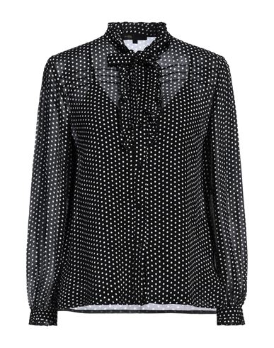 Maje Woman Shirt Black Size 4 Viscose In Black