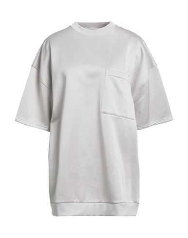 Girls Of Dust Woman Sweatshirt Light Grey Size S Polyester, Cotton In Gray