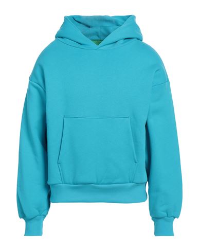 Garment Workshop Man Sweatshirt Turquoise Size L Cotton
