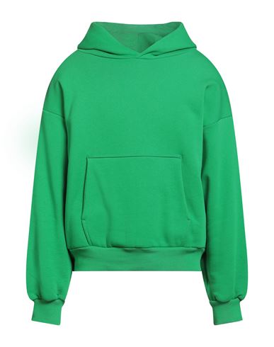 Garment Workshop Man Sweatshirt Green Size Xl Cotton In Green