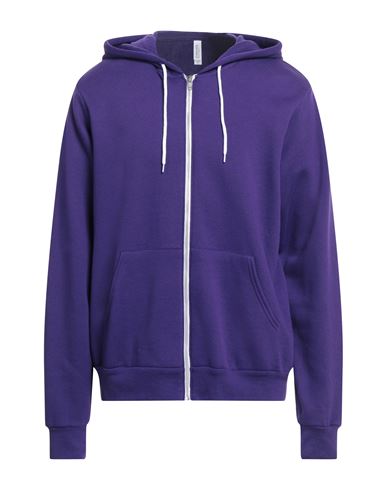 Bella+canvas Bella + Canvas Man Sweatshirt Purple Size Xl Cotton, Polyester