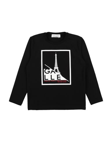 GAELLE PARIS GAËLLE PARIS TODDLER GIRL T-SHIRT BLACK SIZE 6 COTTON, ELASTANE 