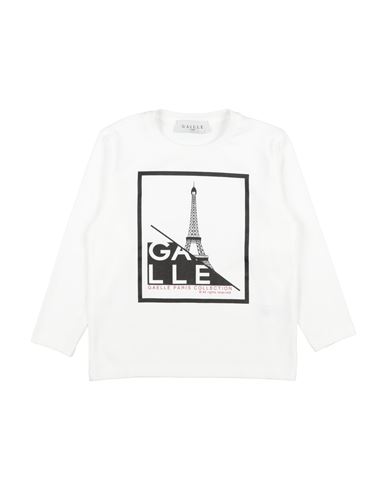 GAELLE PARIS GAËLLE PARIS TODDLER GIRL T-SHIRT WHITE SIZE 6 COTTON, ELASTANE 