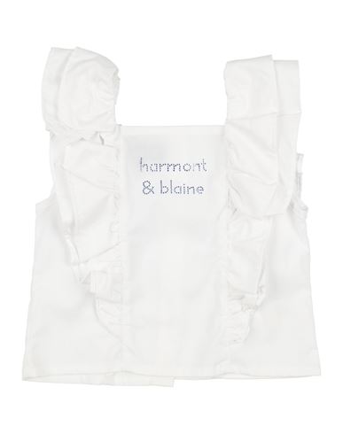 Shop Harmont & Blaine Toddler Girl Top White Size 6 Cotton, Polyamide, Elastane