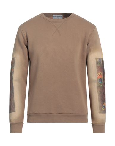 Bastille Man Sweatshirt Camel Size Xxl Cotton In Beige
