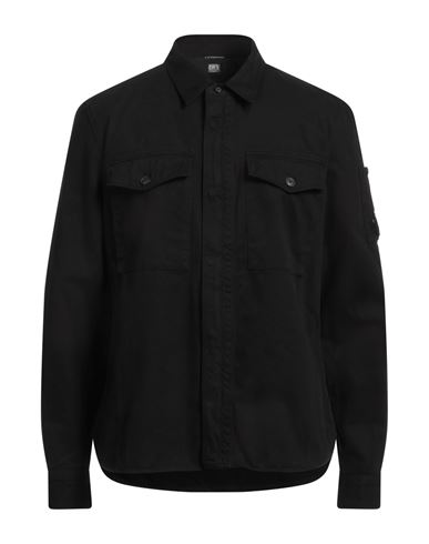 C.p. Company C. P. Company Man Shirt Black Size Xxl Cotton In Black
