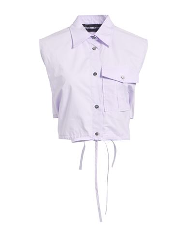 Department Five Department 5 Woman Shirt Lilac Size 6 Cotton In Purple