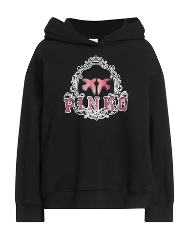 Shop Pinko Woman Sweatshirt Black Size S Cotton