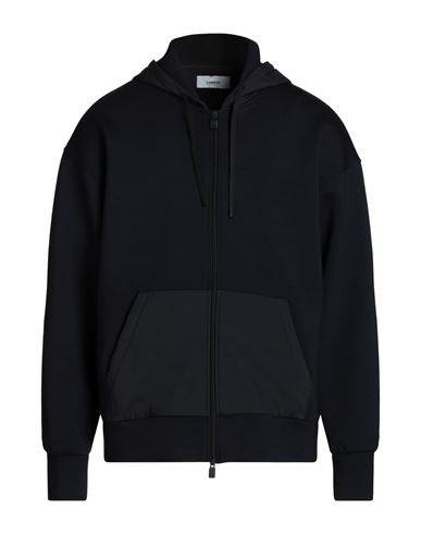 Lardini Man Sweatshirt Midnight Blue Size M Viscose, Elastane In Blue