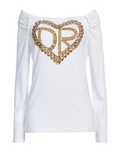 Denny Rose Woman T-shirt White Size Xl Viscose, Elastane In White