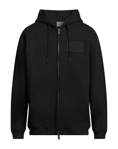 Vetements Man Sweatshirt Black Size M Cotton, Polyester