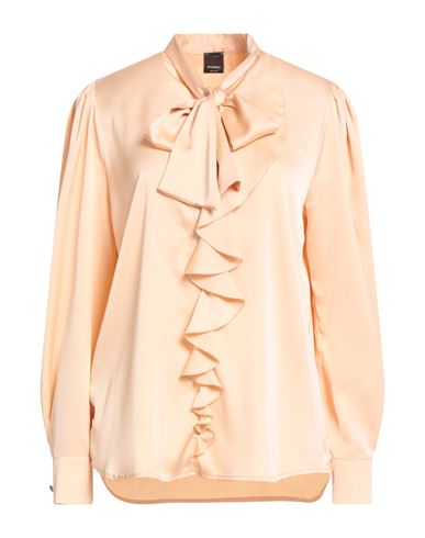 Pinko Woman Top Apricot Size 10 Polyester, Elastane In Orange