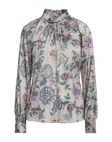 Camicettasnob Woman Top Grey Size 6 Viscose, Silk, Elastane In Grey