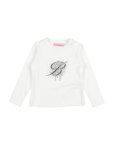 Miss Blumarine Babies'  Toddler Girl T-shirt White Size 4 Cotton, Elastane