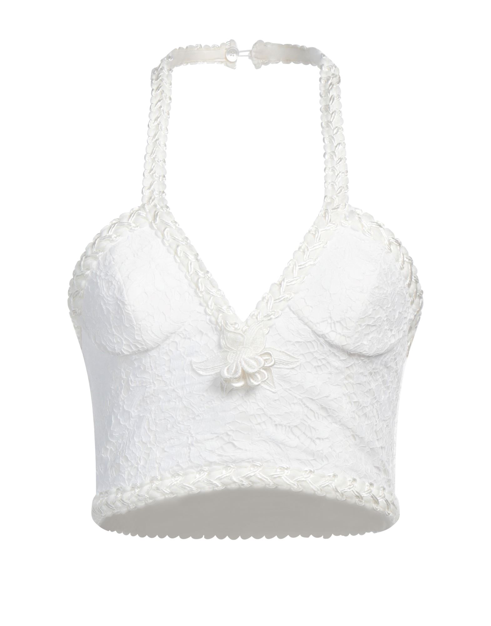 ԥ볫ALESSANDRA RICH ǥ ȥåץ ۥ磻 36 åȥ 70% / 졼 20% / ʥ 10% / 륯 / ơ