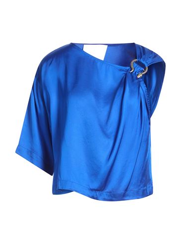 8pm Woman Top Bright Blue Size Xs Viscose