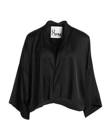 8pm Woman Jacket Black Size M Viscose In Black
