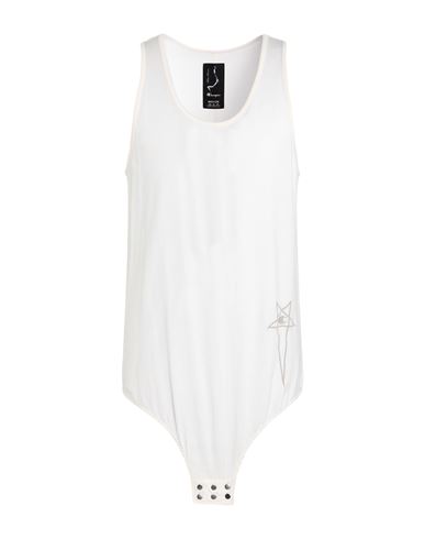 Rick Owens X Champion X Champion Logo-embroidered Cotton Tank Top In White