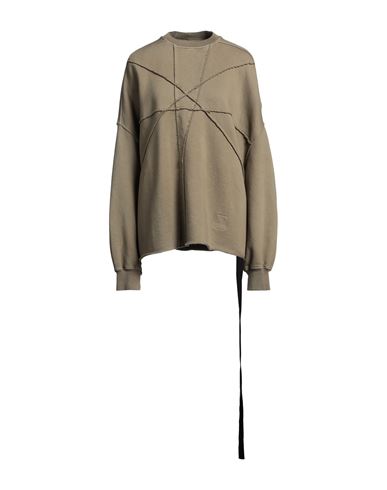 Rick Owens Drkshdw Drkshdw By Rick Owens Woman Sweatshirt Military Green Size Onesize Cotton