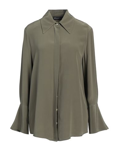 Pdr Phisique Du Role Woman Shirt Military Green Size 00 Silk In Green
