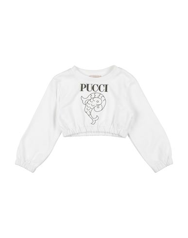Pucci Babies'  Toddler Girl Sweatshirt White Size 6 Cotton