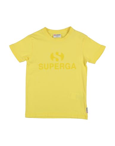 Shop Superga Toddler Boy T-shirt Yellow Size 7 Cotton