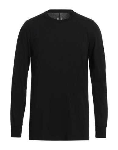 Rick Owens Man T-shirt Black Size M Cotton In Black